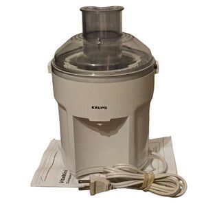 Vintage Krups VitaMini Compact Juice Extractor White 120V Model Type 290
